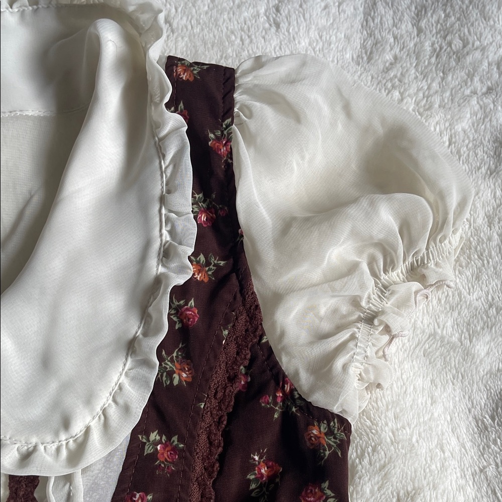 LIZ LISA Brown Floral Mini Dress - Picture 5 of 9
